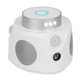 1Pc 360 Degree Ultrasonic Mice Repellent Indoor Rodent Repeller Mice Rat Squirrel Rodent Chaser With 3 Modes 9 Strobe Lights For Kitchen Living R (Option: 1PC)